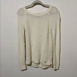 Abercrombie Cream Knit Sweater